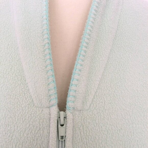 Charter Club Full Zip Plush Fleece Robe Mint Green Size Medium - Picture 4 of 7